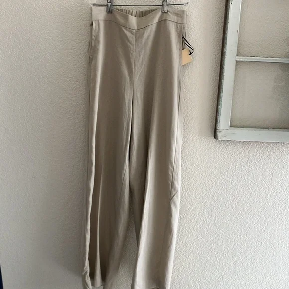 Halogen Wide Leg Linen Pants (Size Small) NWT - Picture 2 of 14